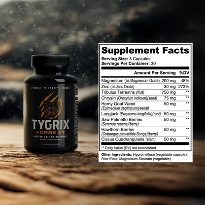 FORGE XT™ Vitality & Testosterone Support Supplement