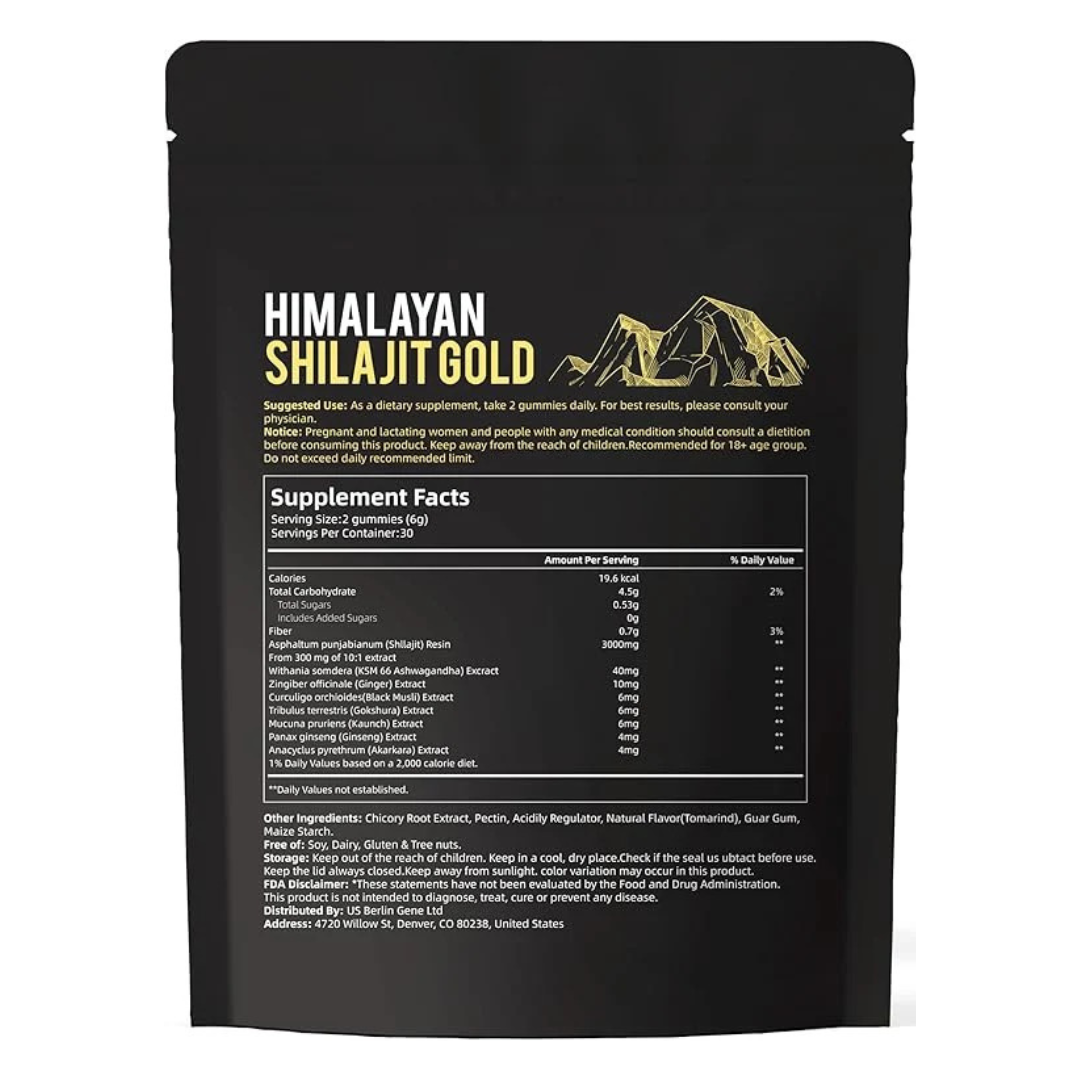 Vitality Boost Himalayan Shilajit Gummies™