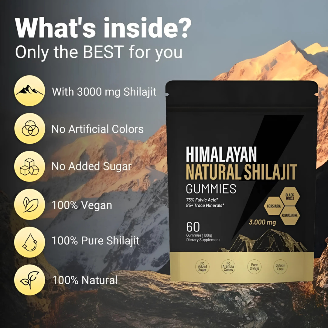 Vitality Boost Himalayan Shilajit Gummies™