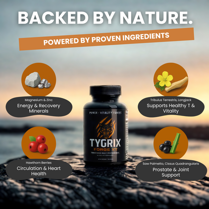 FORGE XT™ Vitality & Testosterone Support Supplement