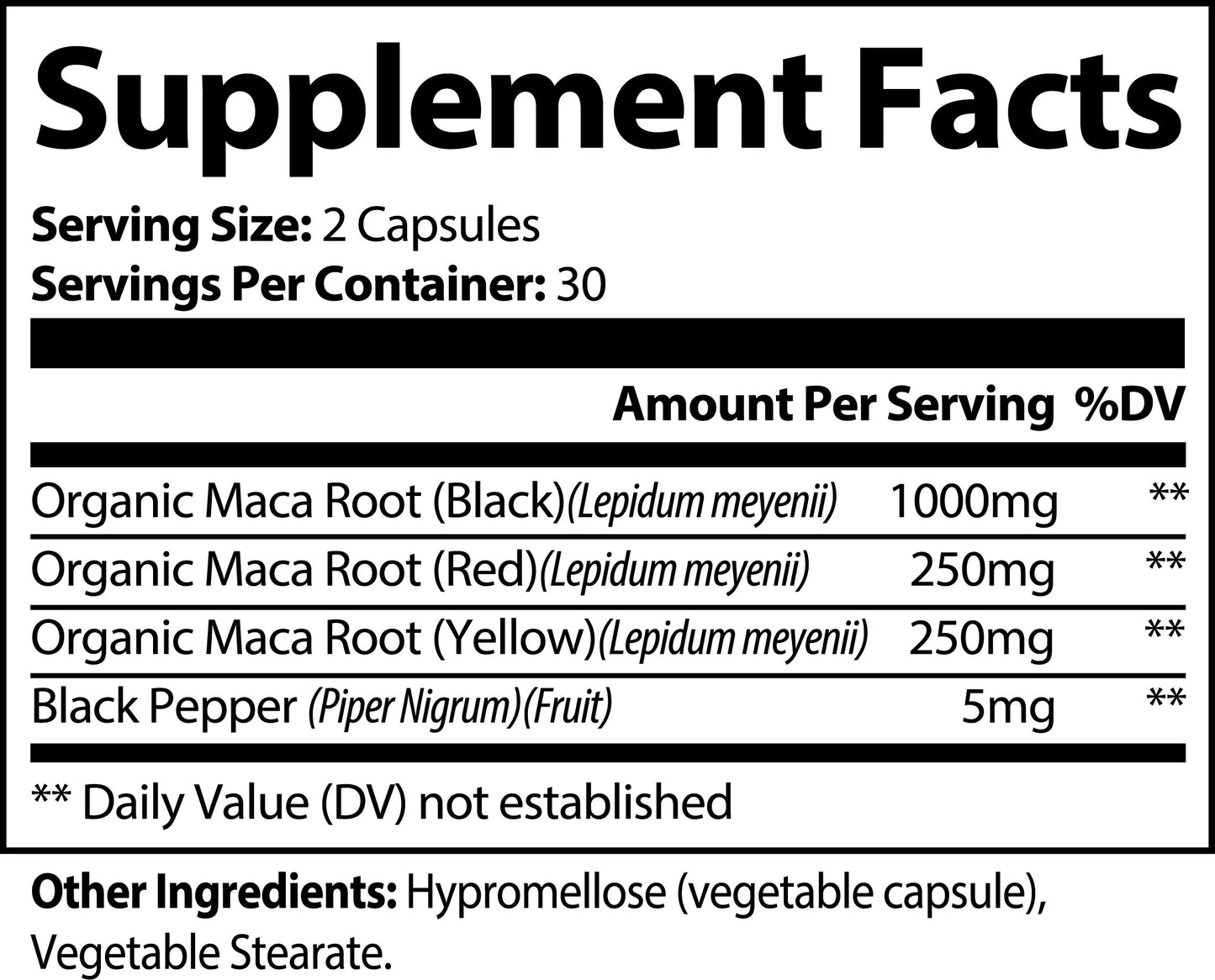KING MACA™ Energy, Endurance & Libido Support Supplement